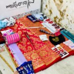 ❤️রানী গোলাপি কাতান শাড়ি (শুধু-শাড়ি)